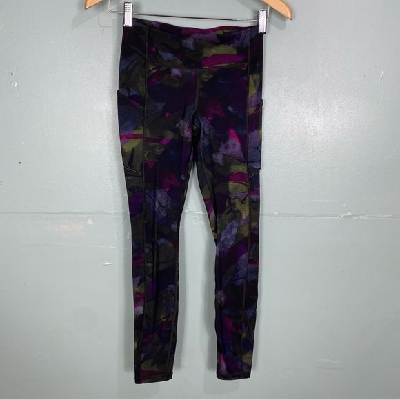 Lululemon Speed Up Tight Aura Dark Chrome Multi 28” Full On Luxtreme Sz 4 W5AUYS - Picture 2 of 7